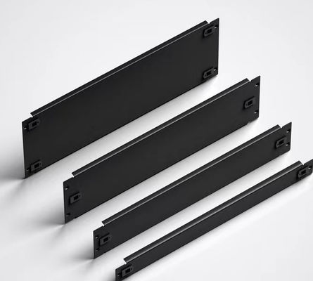 Armário de rede 1U 2U 3U 4U Painel de placa cega para porta da frente