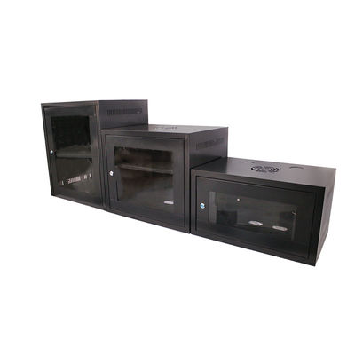 Equipamento de Data Center Parede Montar 19 polegadas Rack com 9U Cabinet de rede e prateleira de gaveta
