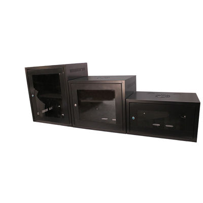 Equipamento de Data Center Parede Montar 19 polegadas Rack com 9U Cabinet de rede e prateleira de gaveta
