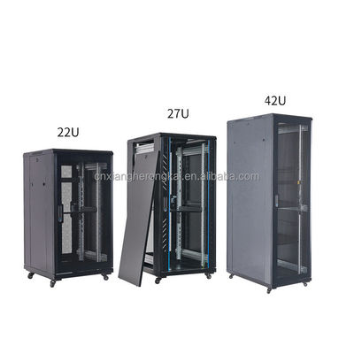 Sala de servidores 19 polegadas 6U 9U 12U 42U Rack de montagem na parede com rack de servidor de piso de design