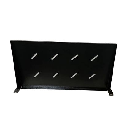 SPCC Caixa de teclado ventilada de aço laminado a frio 1U para Caixa de comunicação montada em rack