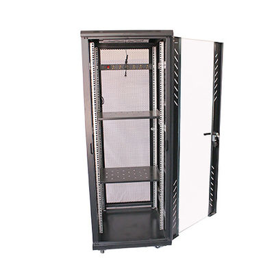Rack de gabinete de rede profissional 32U montado na parede com duas chaves de bloqueio 600*530*400