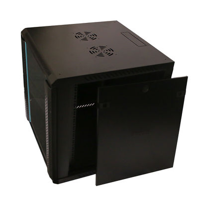 Rack de parede Rack de servidor com duas chaves de bloqueio de mobiliário de escritório e armazenamento de dados