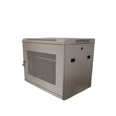Large Stock Dupla Secção Parede Montar 19 polegadas 9U Server Rack Cabinet de rede para Sala de servidores