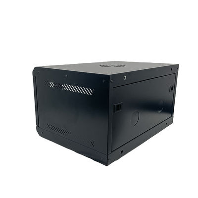 Armário de malha metálica para console de armazenamento e monitoramento padrão em armários de rede 6U