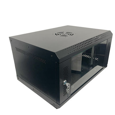Armário de malha metálica para console de armazenamento e monitoramento padrão em armários de rede 6U