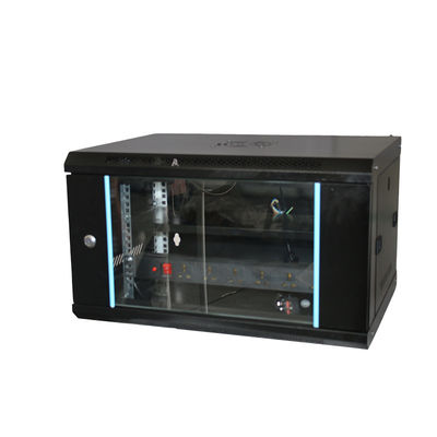 Racks personalizados 19 polegadas 6U montado na parede Cabinet aberto com serviço OEM opcional