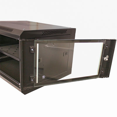 OEM Server 19 polegadas GCabling Enclosure Telecom Data Wall Box Mini Server Rack com porta de vidro