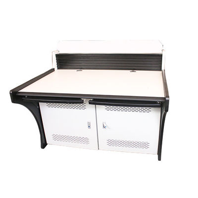 Gabinete de rede de aço laminado a frio para console de monitoramento na sala de controle abastecida