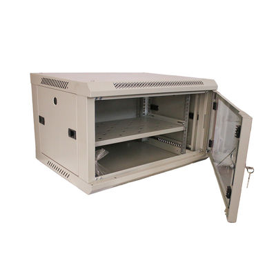 Sala de servidores rede gabinete de parede fechado com ventiladores e OEM Servidor 6U Rack Mount