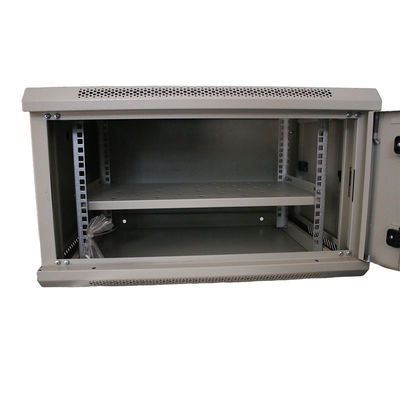 Sala de servidores rede gabinete de parede fechado com ventiladores e OEM Servidor 6U Rack Mount