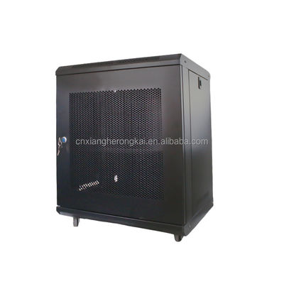 Duas chaves de bloqueio 12U Mural montado Rede CCTV Server Rack Cabinet para CCTV Projeto