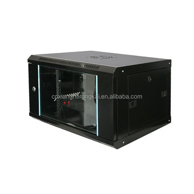 Armazém de rede de parede montada em rack de servidor com trilhos em L e design de seção dupla