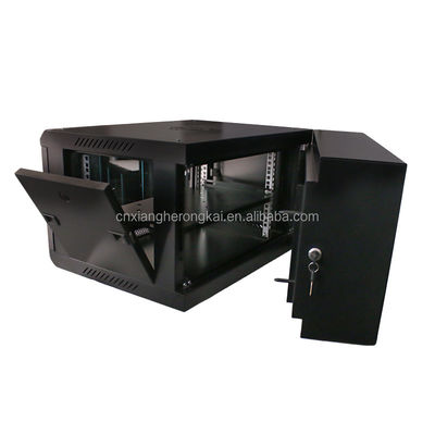 OEM Servidor aceito Design 19 polegadas Seção única 4U Wall Mount Network Rack Cabinet