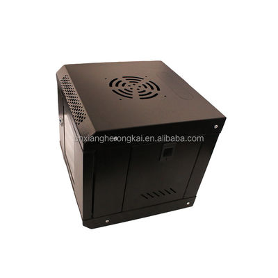 SPCC Cold Rolled Steel Wall Mounted Glass Door Network Server Cabinet para desempenho