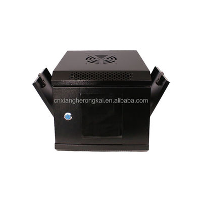 SPCC Cold Rolled Steel Wall Mounted Glass Door Network Server Cabinet para desempenho