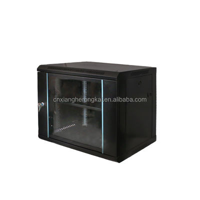 Produtos de estoque 9u 4u 6u 9u 12u Armário de rede plano Armário de servidor Armário de rack Montado na parede