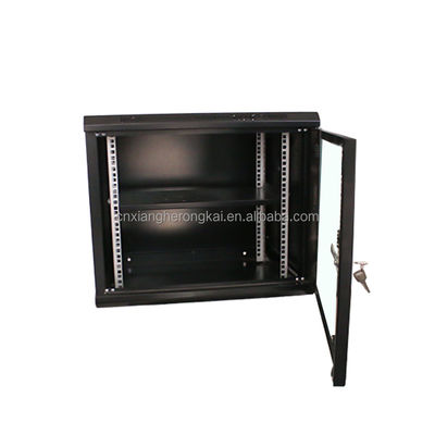 Produtos de estoque 9u 4u 6u 9u 12u Armário de rede plano Armário de servidor Armário de rack Montado na parede