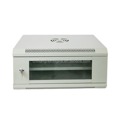 Armário de rede de montagem em parede 6U com aceitação de servidor OEM e dimensões 300*530*400
