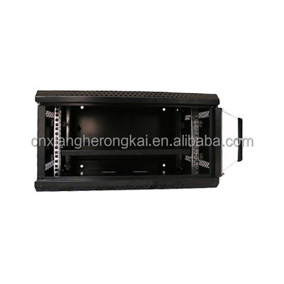 Armário 12U com porta traseira de parede Swing Out Armário de rede de parede Otimize sua sala de servidores