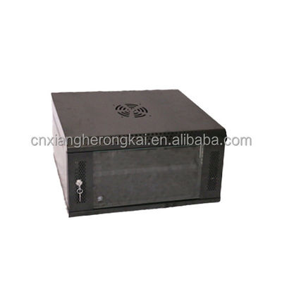 Armário 12U com porta traseira de parede Swing Out Armário de rede de parede Otimize sua sala de servidores