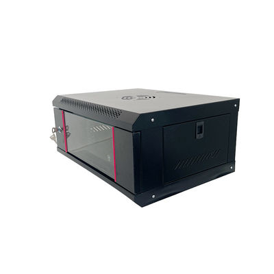9U Cabinet Network Rack Feito de aço laminado a frio SPCC para o gabinete de rack de servidor padrão