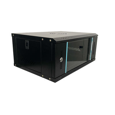 Armário de dados do servidor de rede com porta de vidro para gestão de dados
