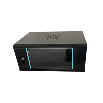 Armário de dados do servidor de rede com porta de vidro para gestão de dados