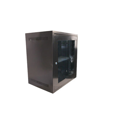 Armário padrão de rack de servidor com painel lateral removível Armário de rede de montagem de parede 6U