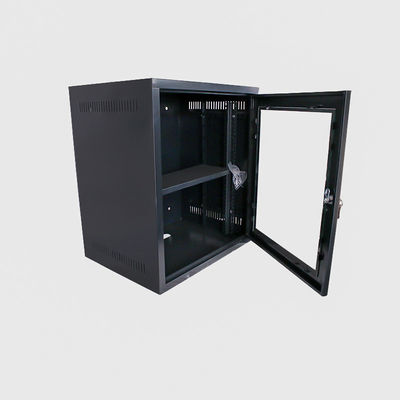 Armário padrão de rack de servidor com painel lateral removível Armário de rede de montagem de parede 6U
