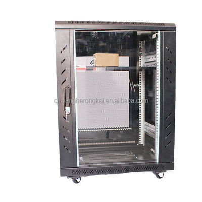 18u 22u 24u de aço laminado a frio Server Rack Network Cabinet com serviço OEM opcional