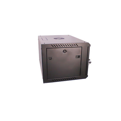 SPCC aço laminado a frio personalizado 4u 6u 9u 12u porta de vidro cabine de rede de montagem de parede