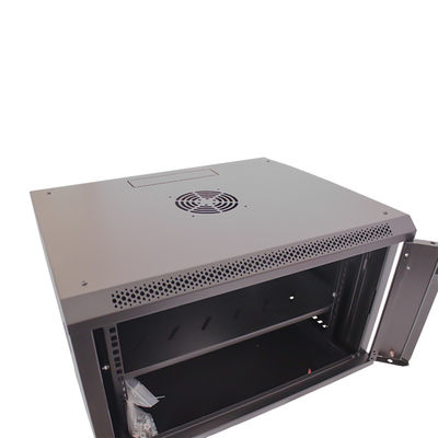 SPCC aço laminado a frio personalizado 4u 6u 9u 12u porta de vidro cabine de rede de montagem de parede